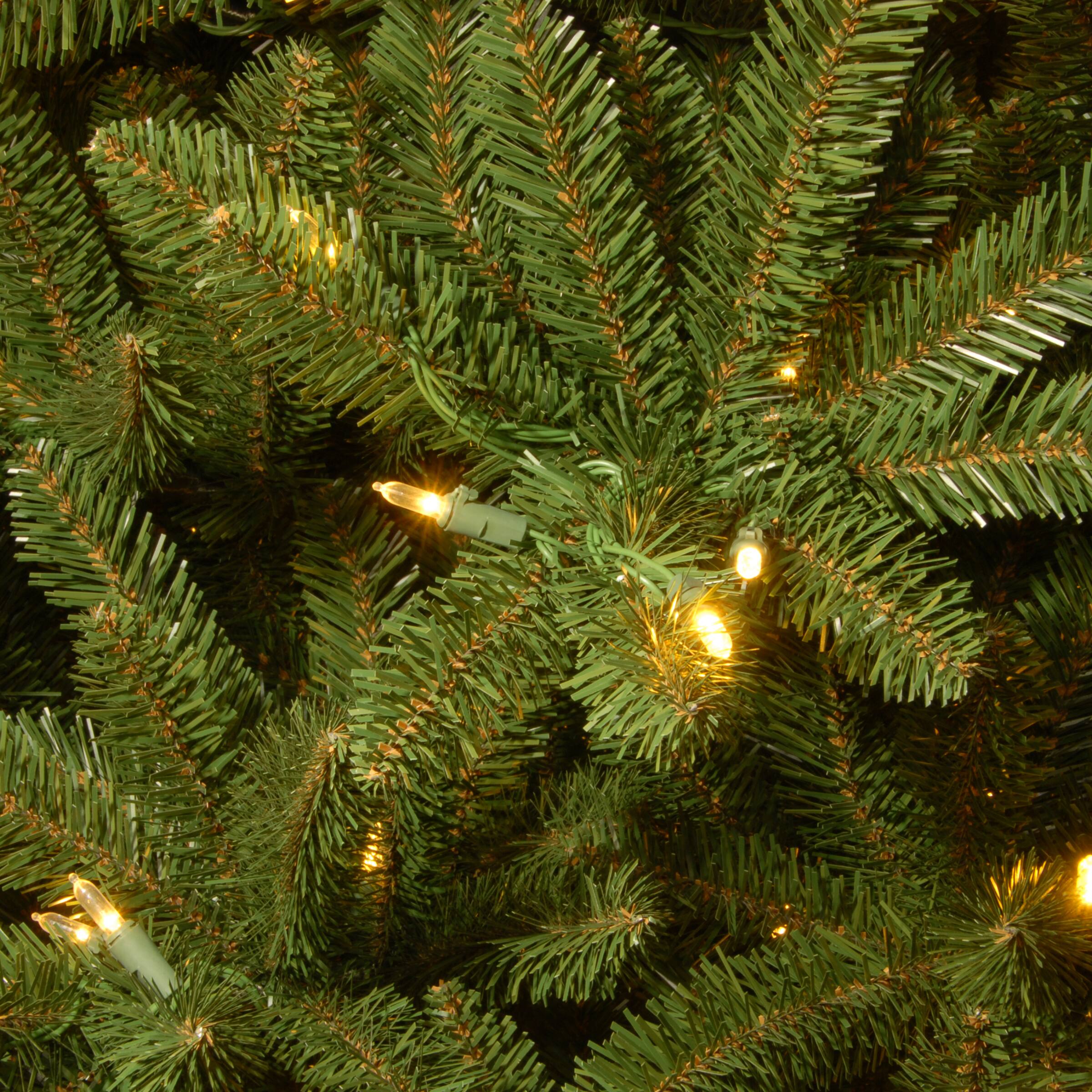 9ft. Pre-Lit Natural Fraser Fir Artificial Christmas Tree, Clear Lights